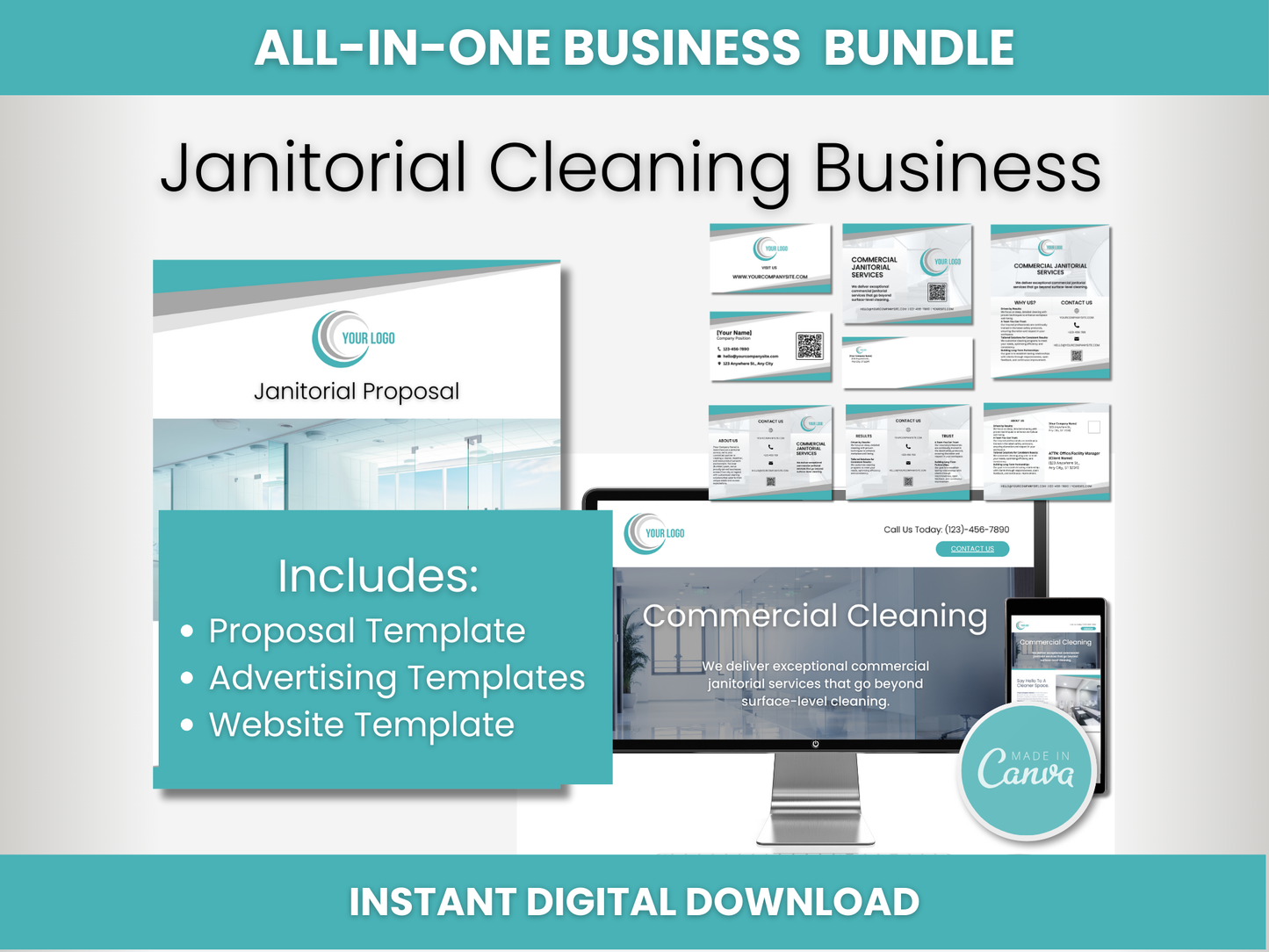 Janitorial Templates Bundle 5