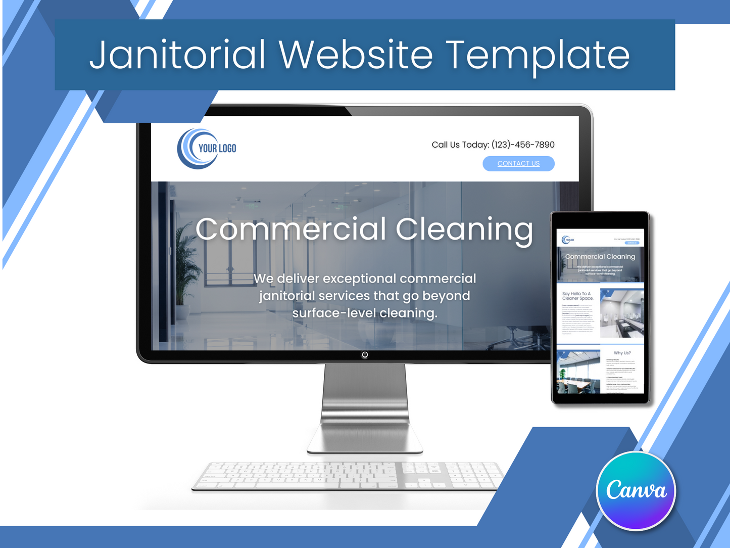 Janitorial Website Template 6