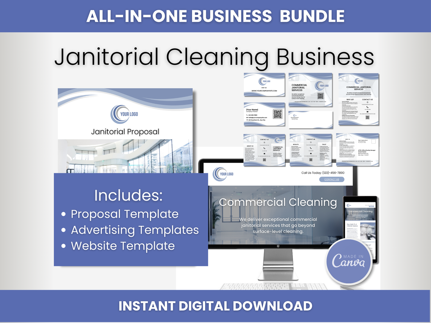 Janitorial Templates Bundle 9
