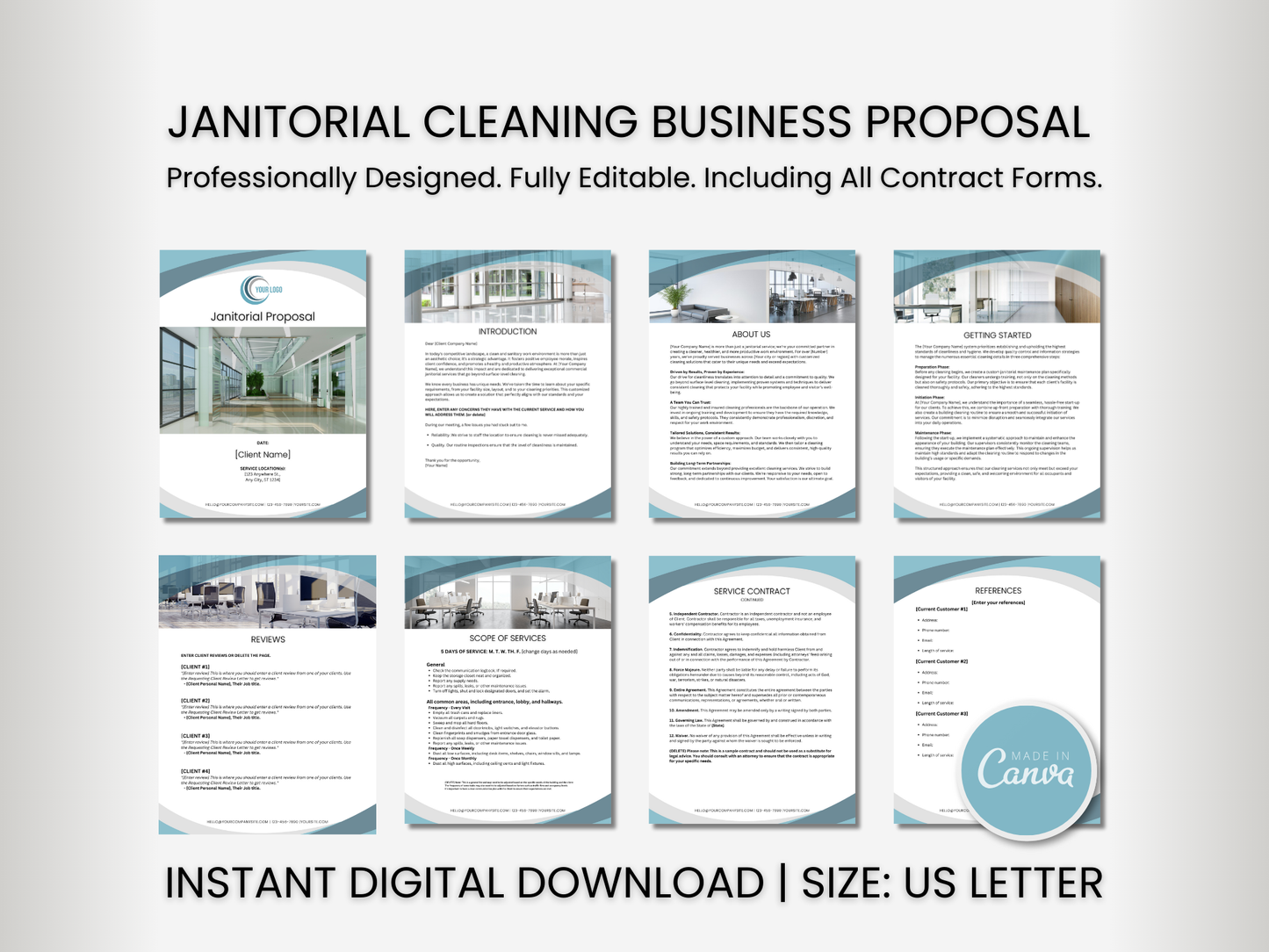 Janitorial Proposal Template 4