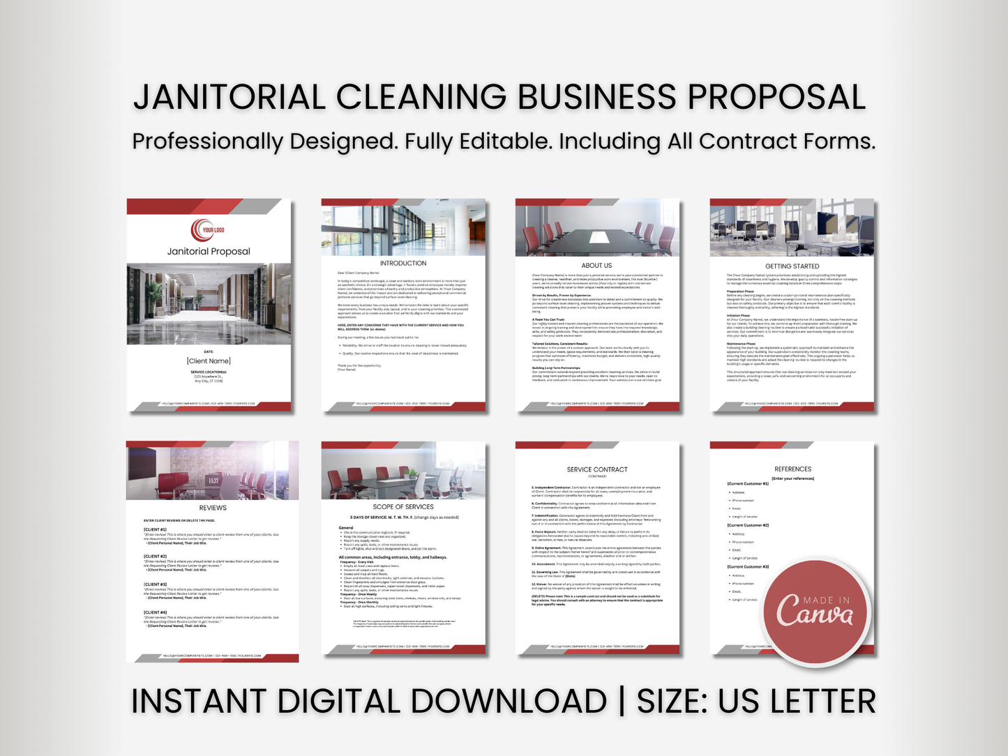 Janitorial Proposal Template 12