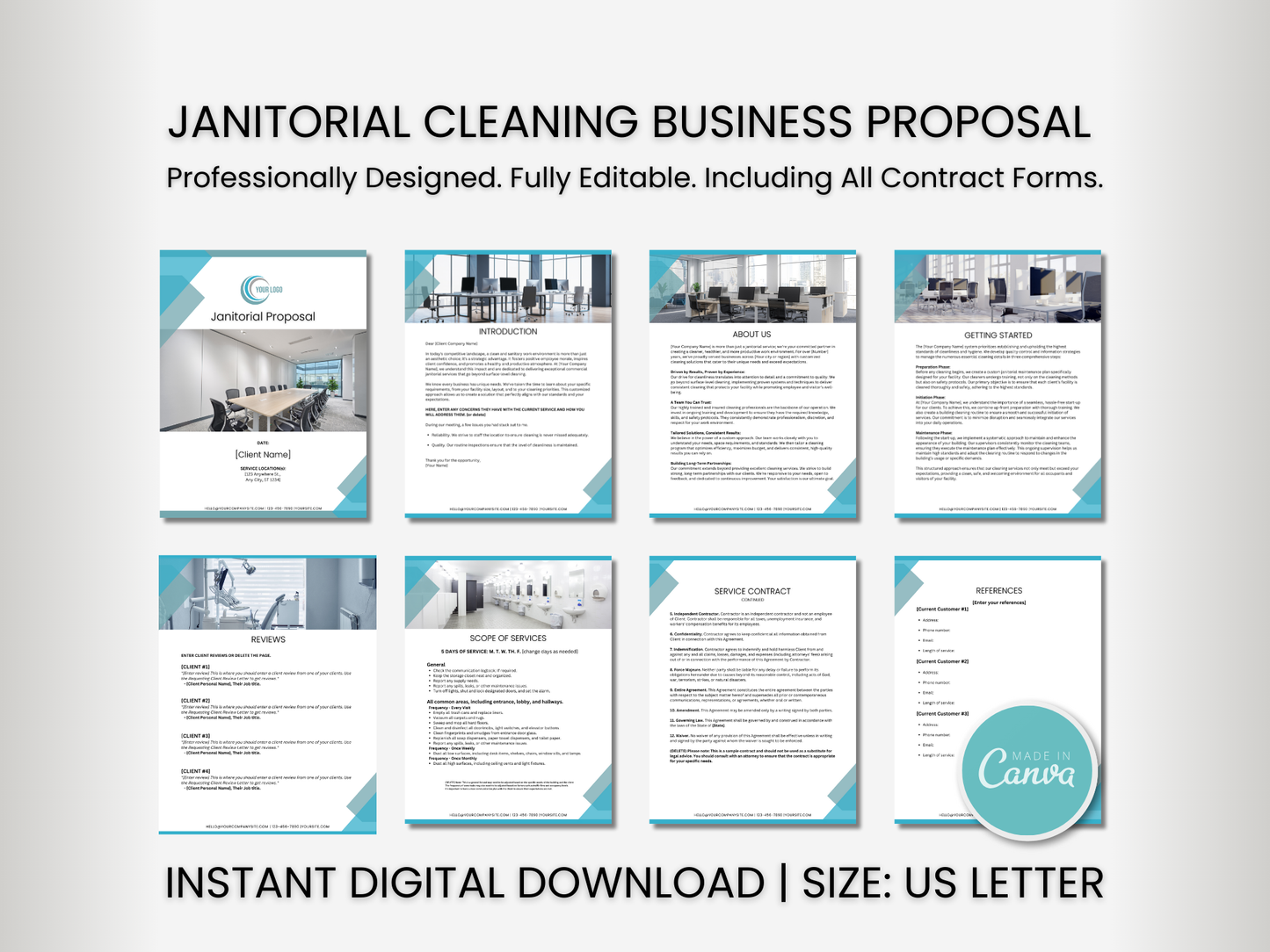 Janitorial Proposal Template 15
