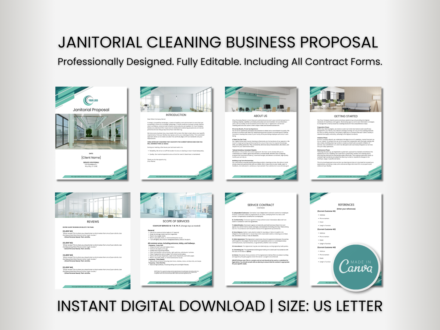 Janitorial Proposal Template 7