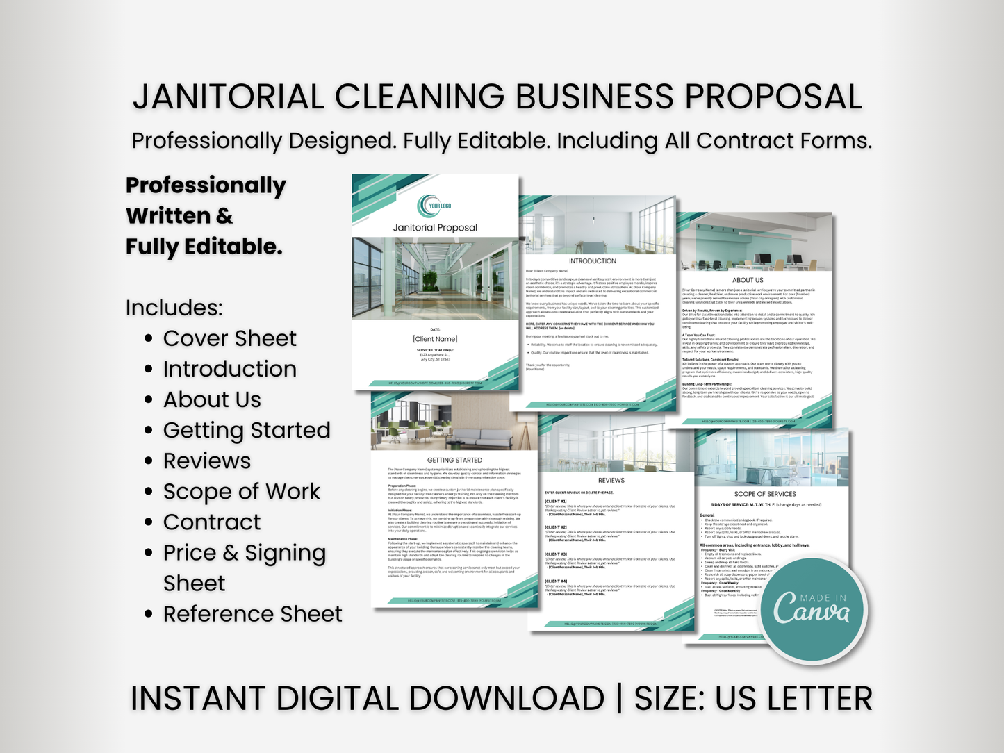Janitorial Proposal Template 7