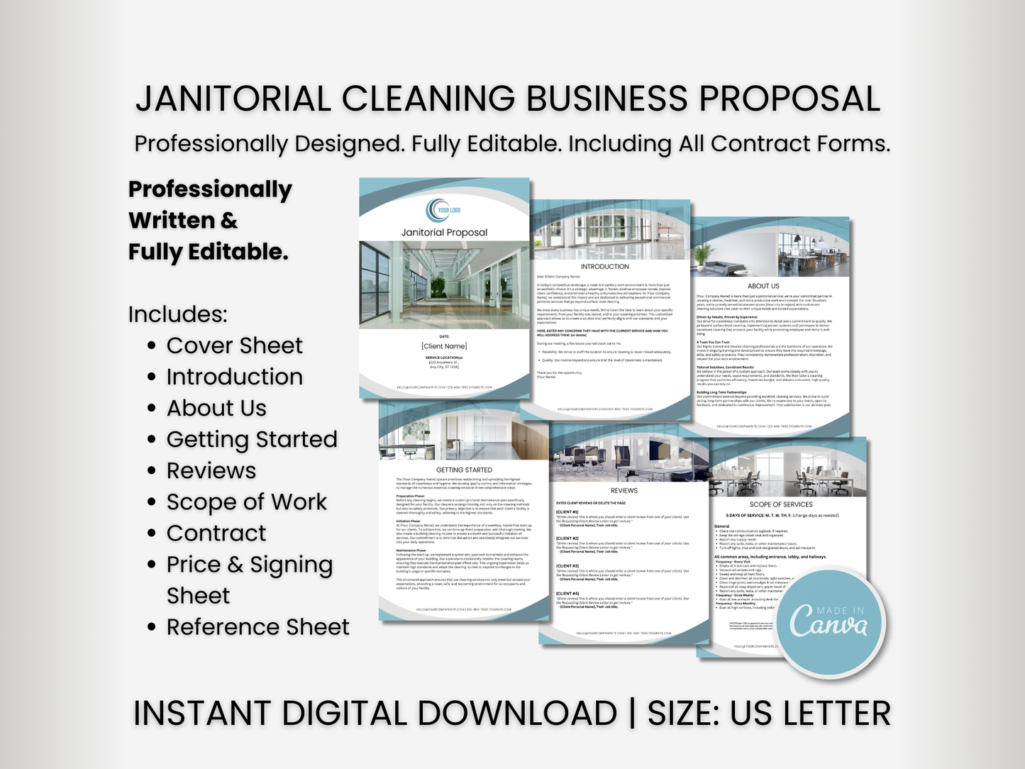 Janitorial Proposal Template 4