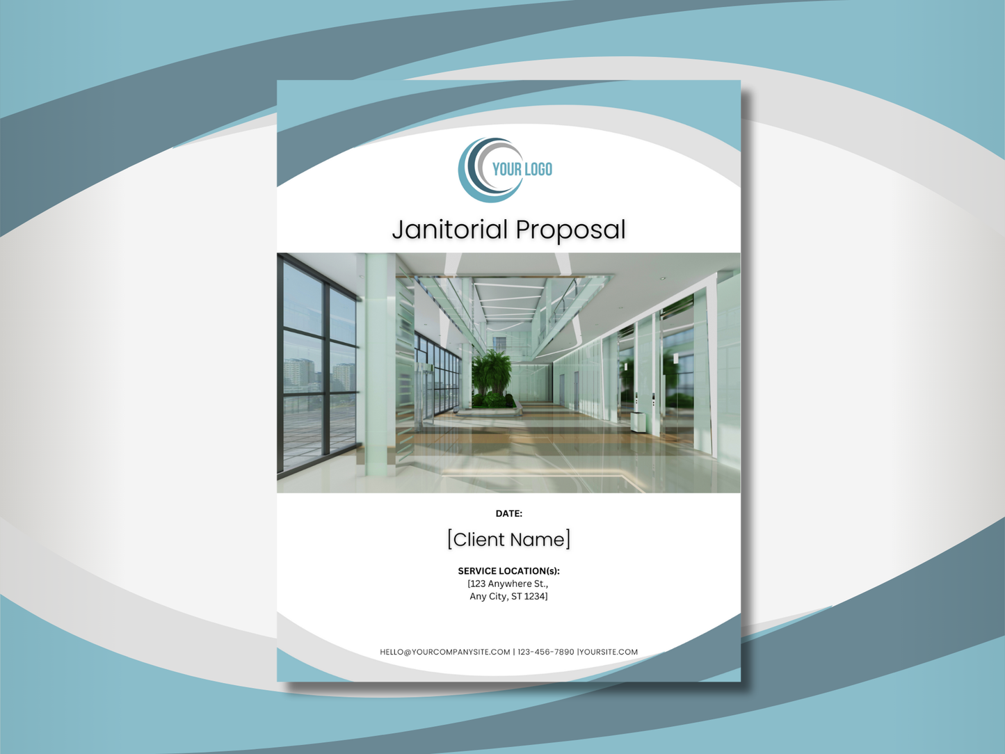 Janitorial Proposal Template 4