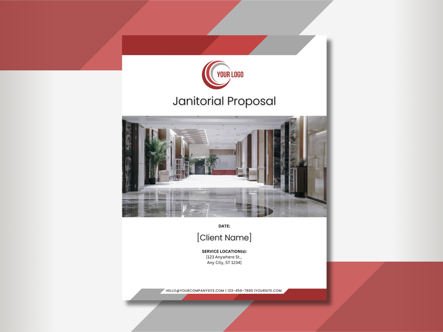 Janitorial Proposal Template 12