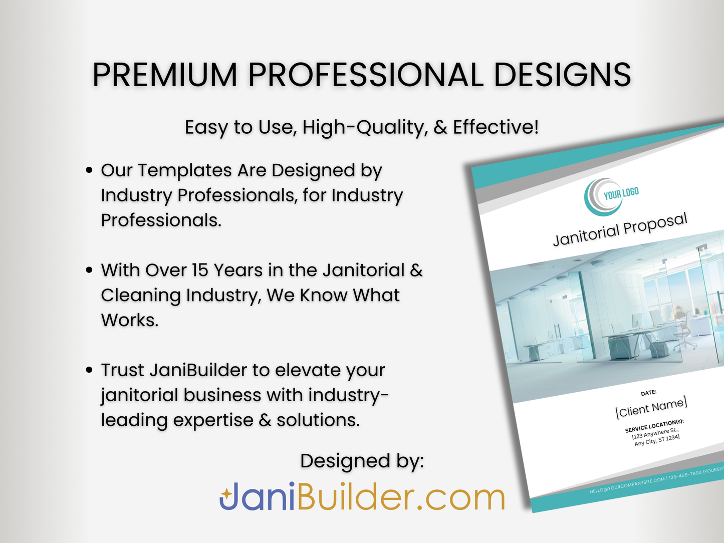 Janitorial Proposal Template 5