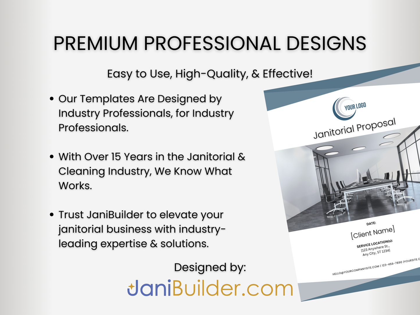 Janitorial Proposal Template 2