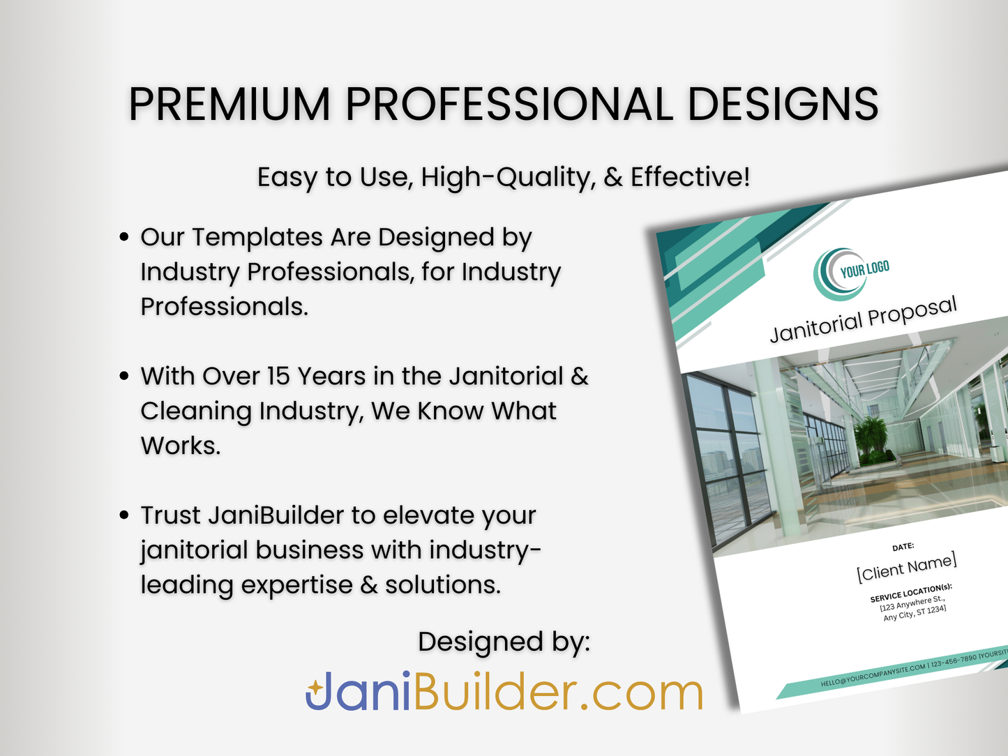 Janitorial Proposal Template 7