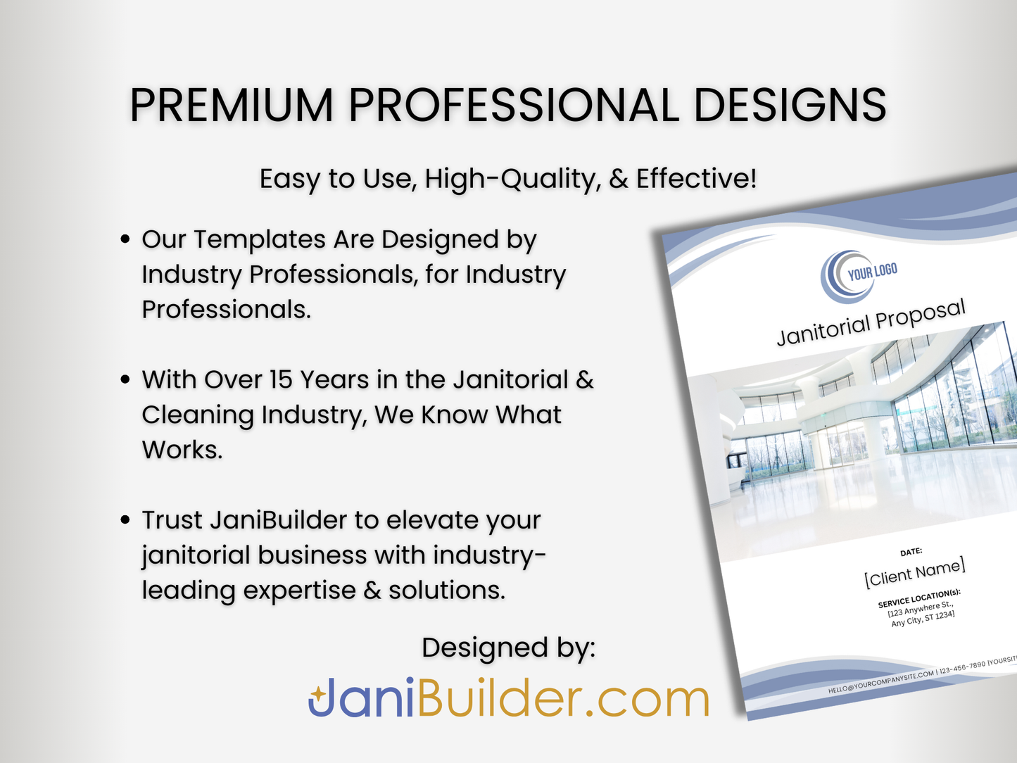 Janitorial Proposal Template 9
