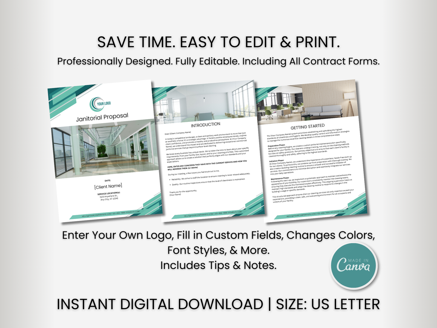 Janitorial Proposal Template 7