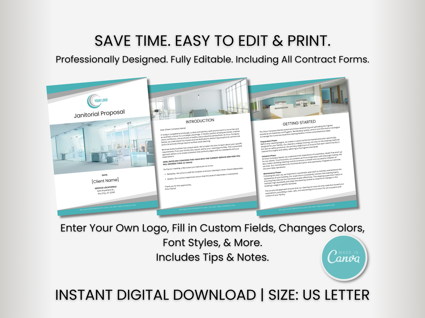Janitorial Proposal Template 5