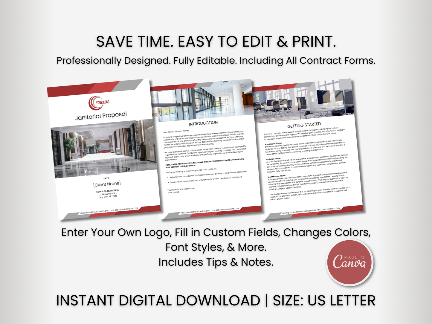 Janitorial Proposal Template 12