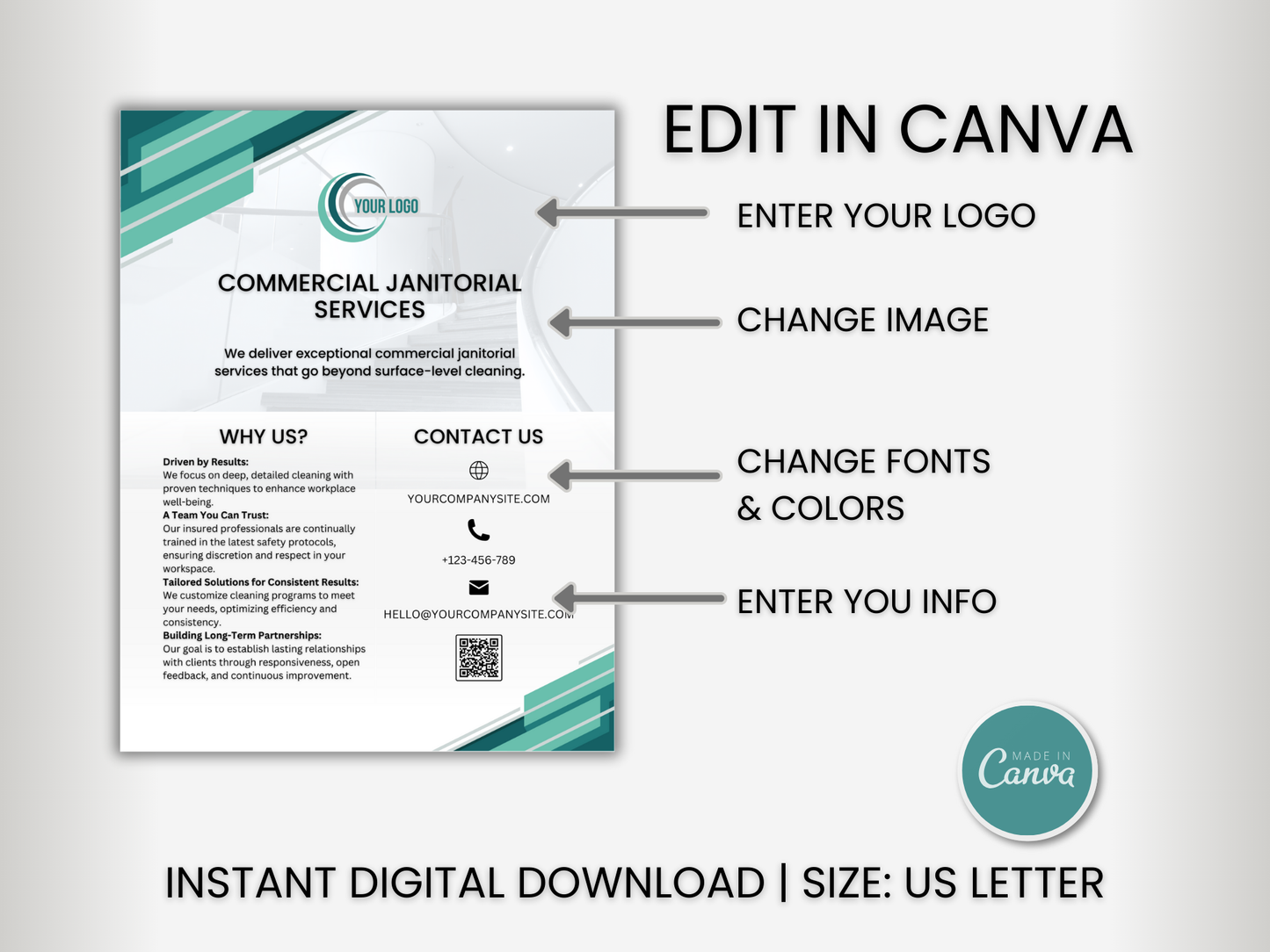 Janitorial Advertising Templates 7