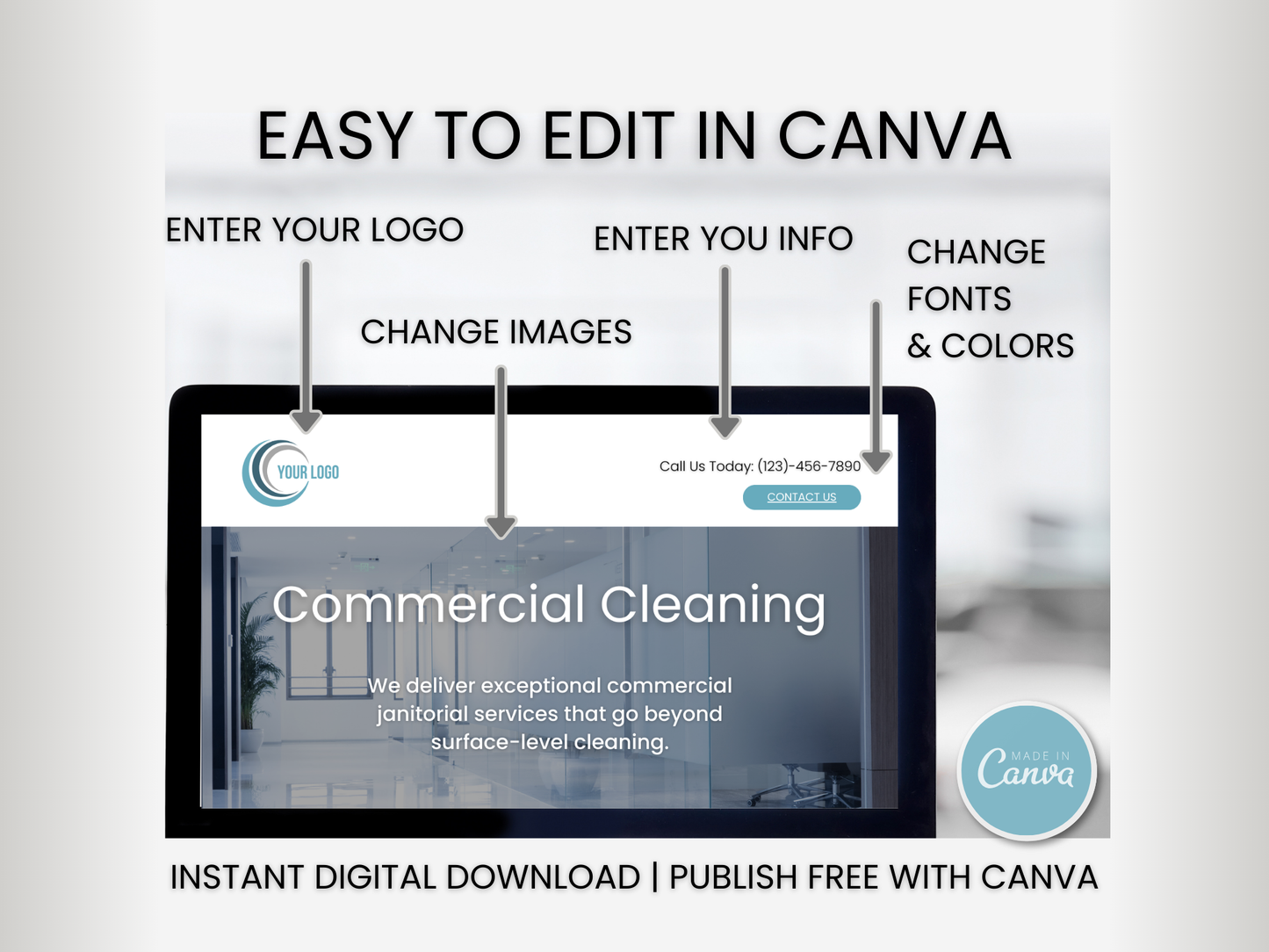 Janitorial Website Template 4
