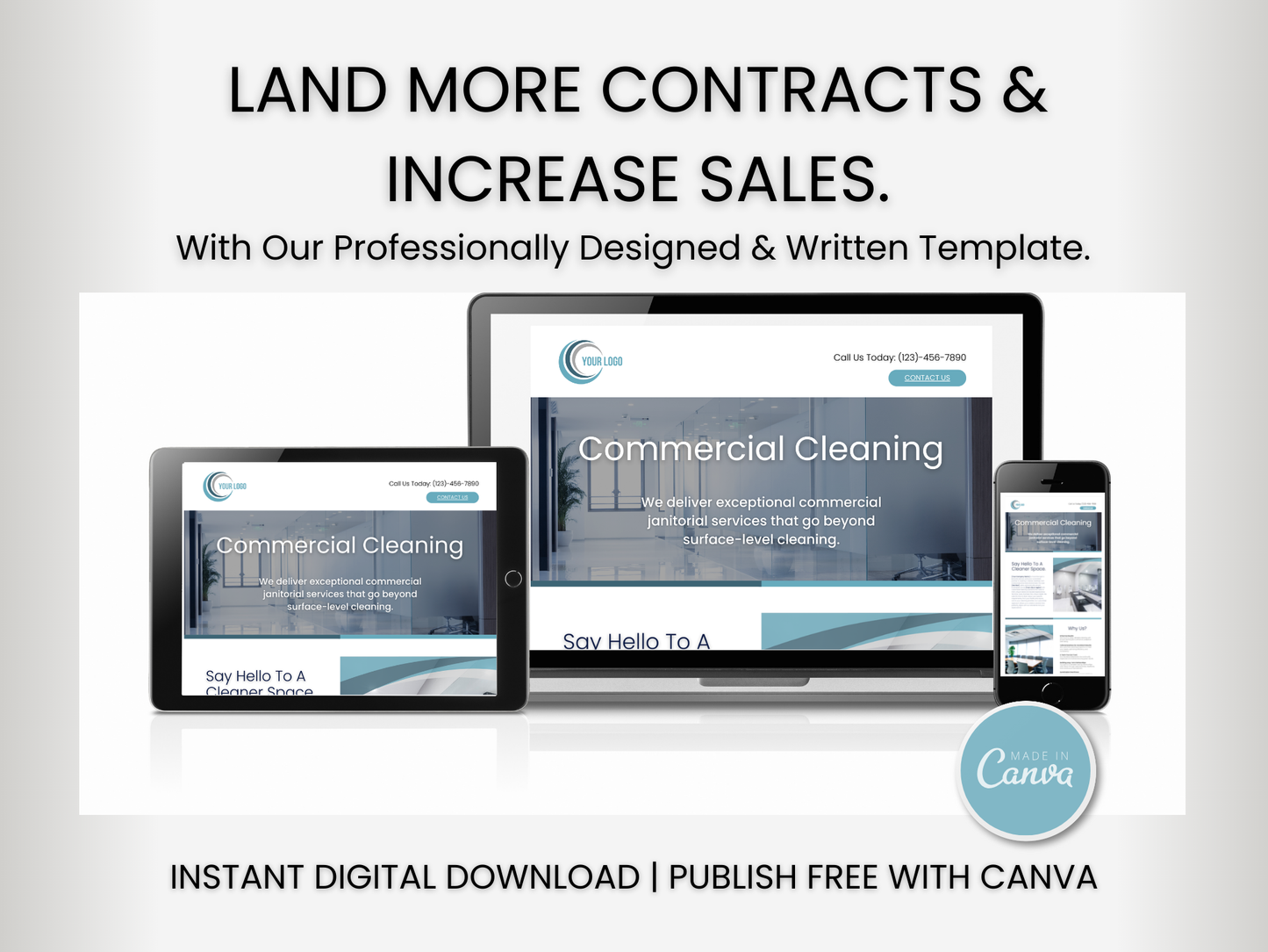 Janitorial Website Template 4