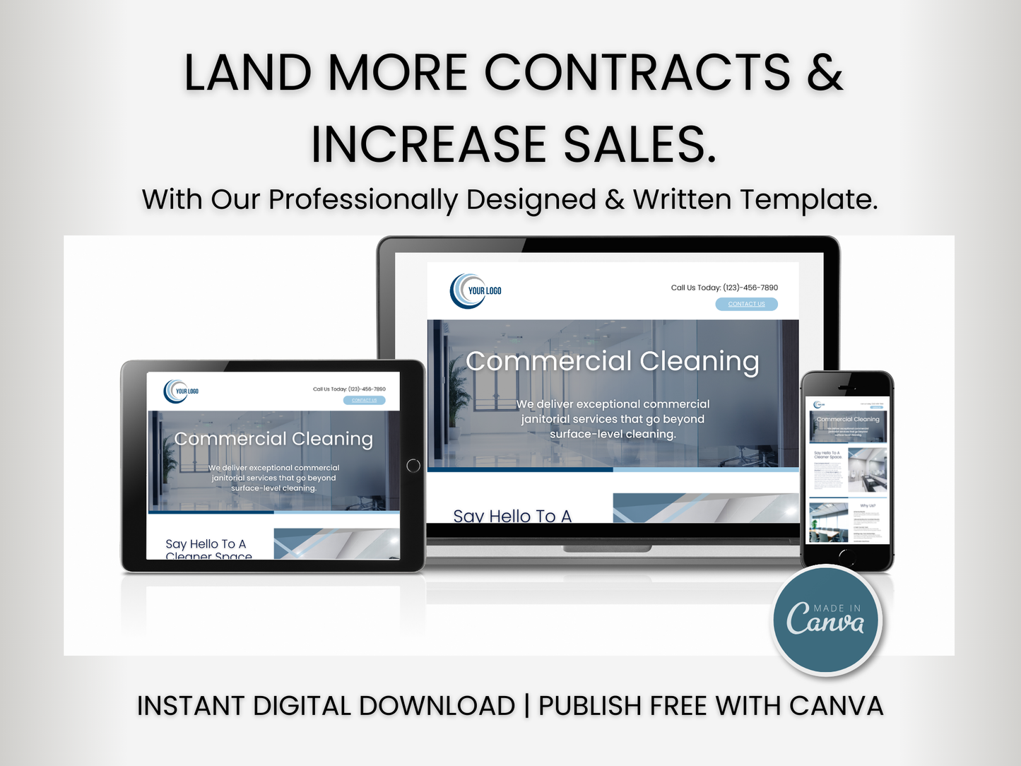 Janitorial Website Template 13