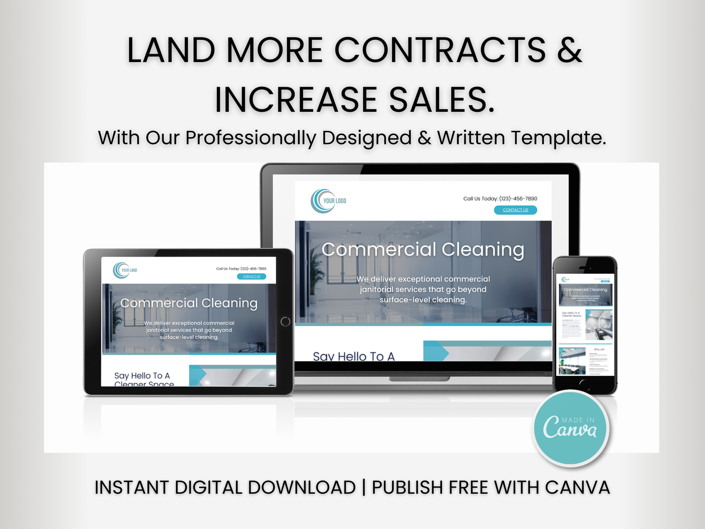 Janitorial Website Template 15