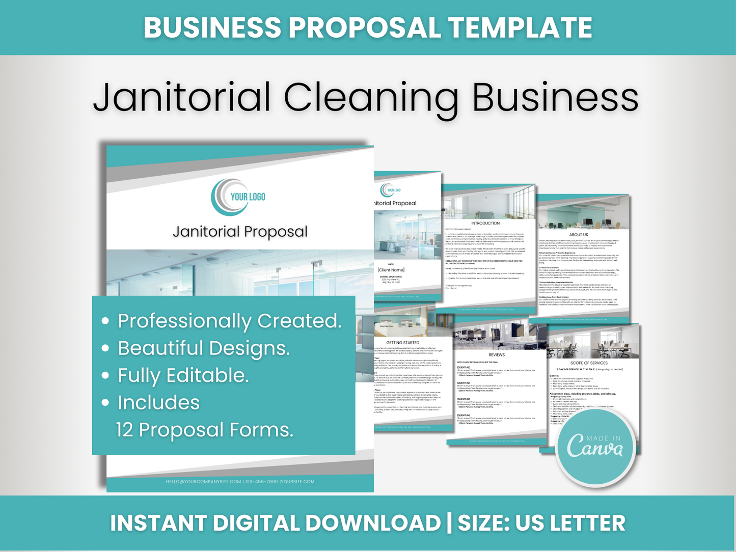 Janitorial Templates Bundle 5