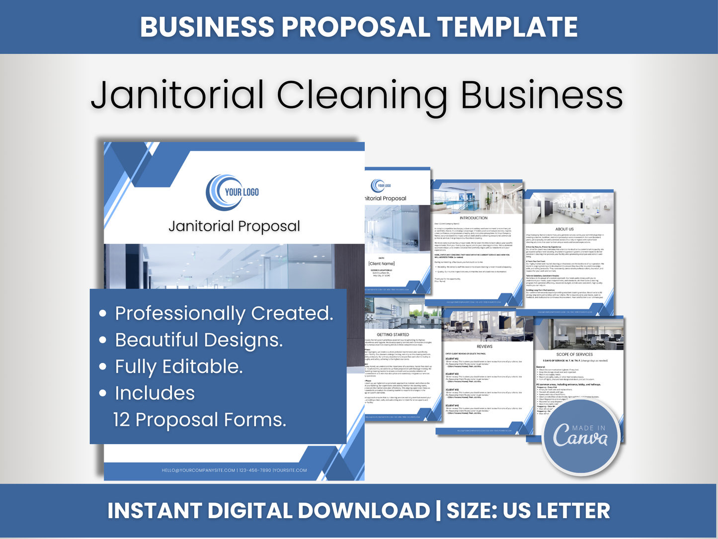 Janitorial Templates Bundle 6
