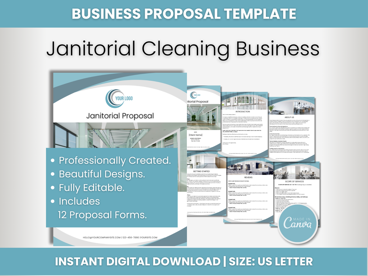 Janitorial Templates Bundle 4