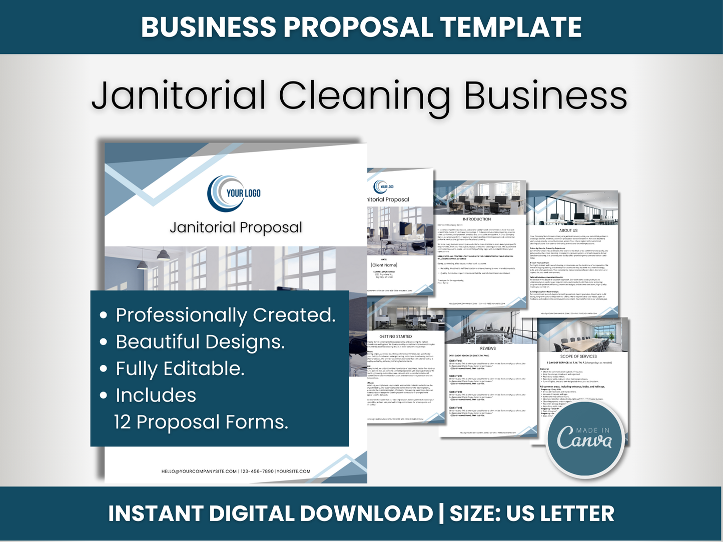 Janitorial Templates Bundle 13