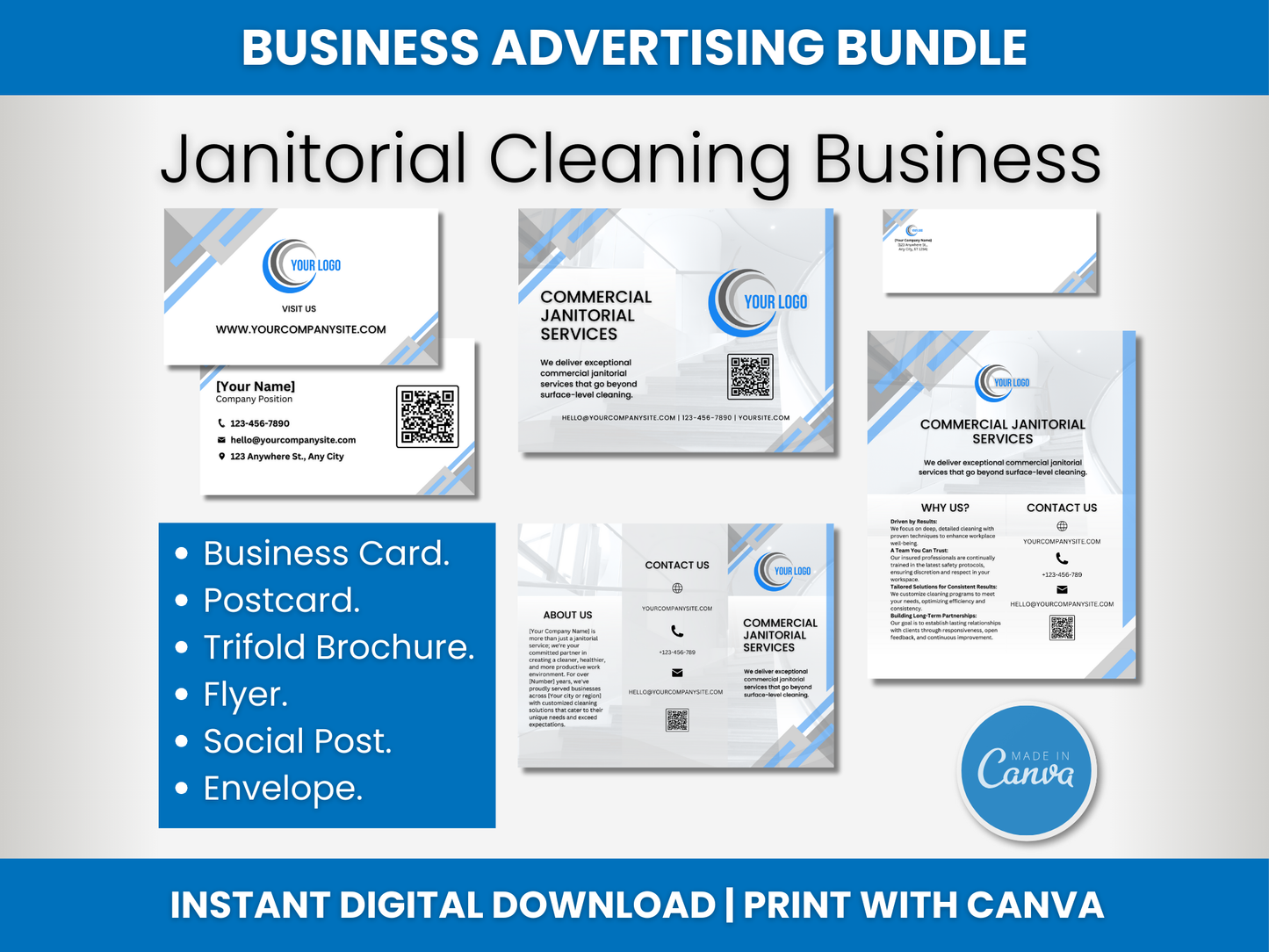 Janitorial Templates Bundle 14