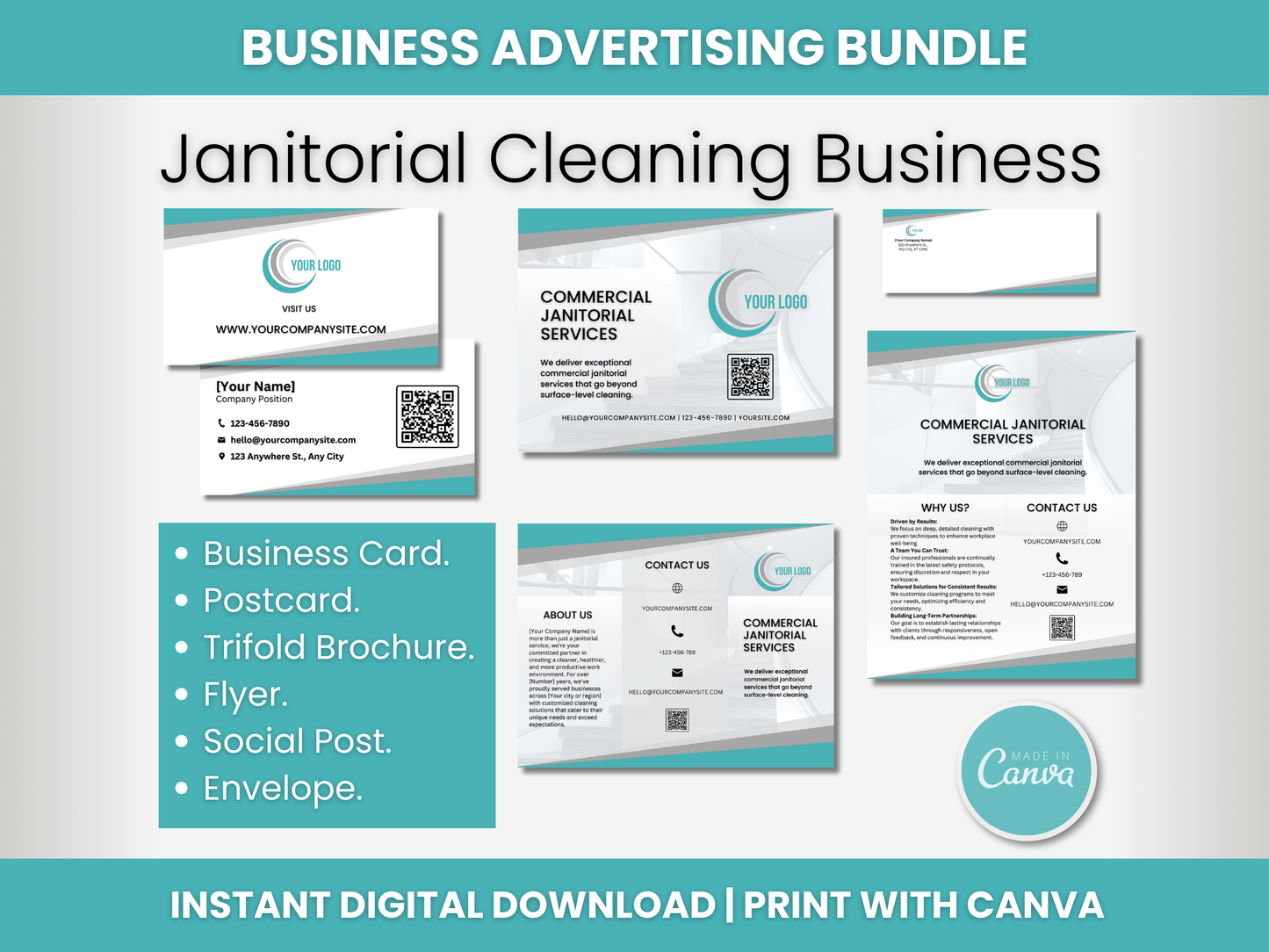 Janitorial Templates Bundle 5