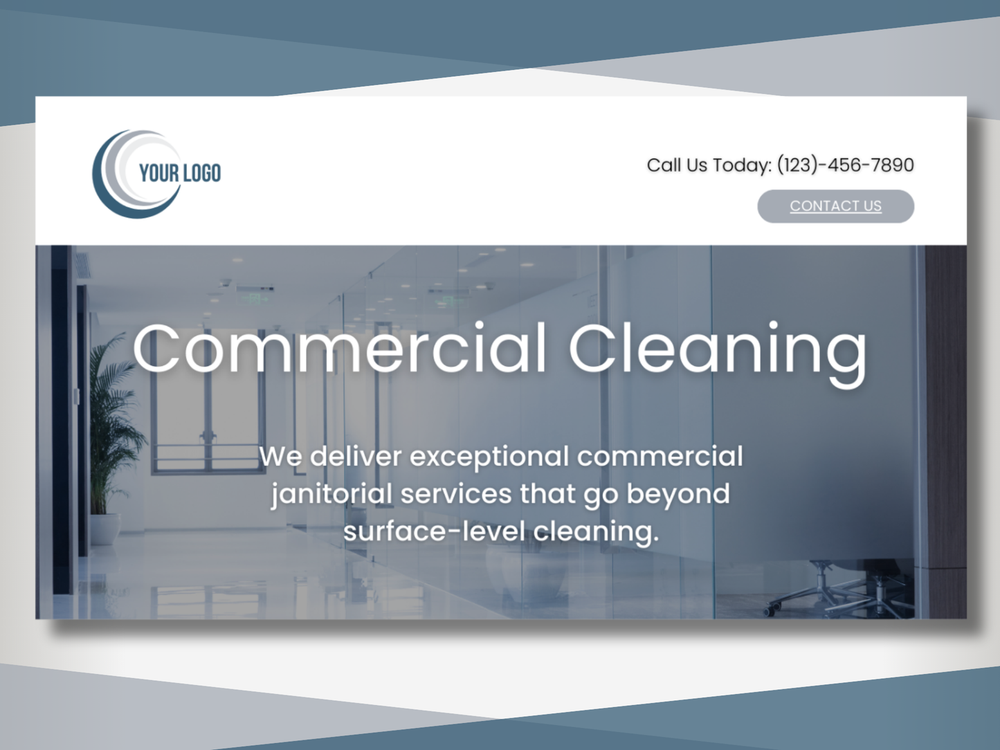 Janitorial Website Template 2
