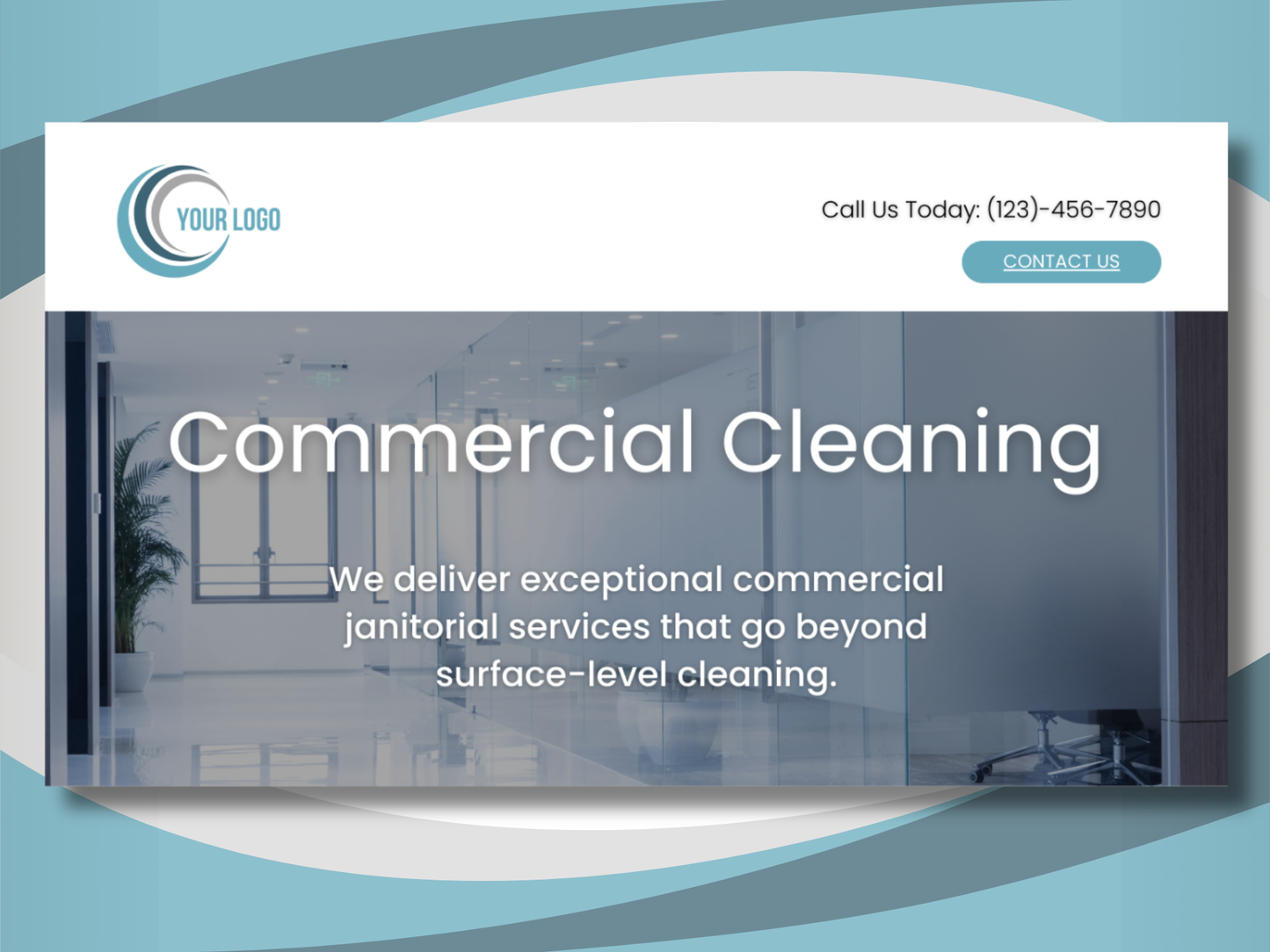 Janitorial Website Template 4