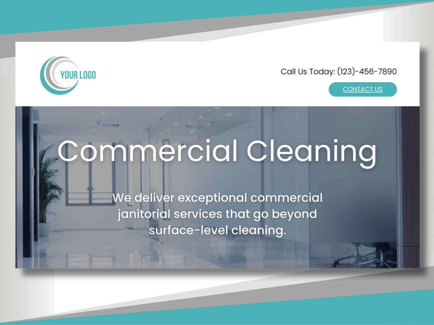 Janitorial Website Template 5