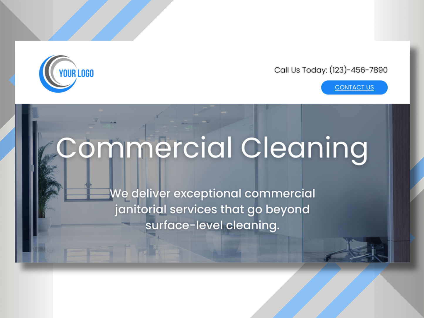 Janitorial Website Template 14