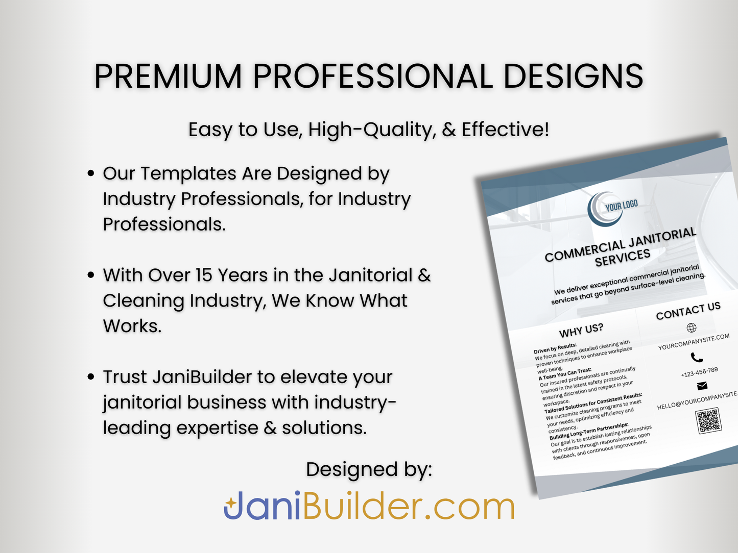 Janitorial Advertising Templates 2