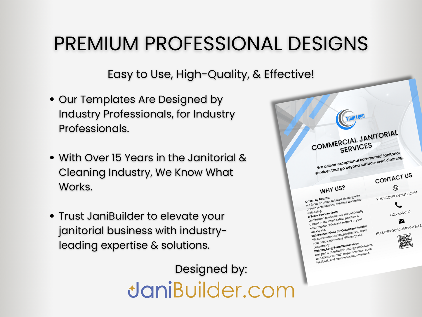 Janitorial Advertising Templates 14