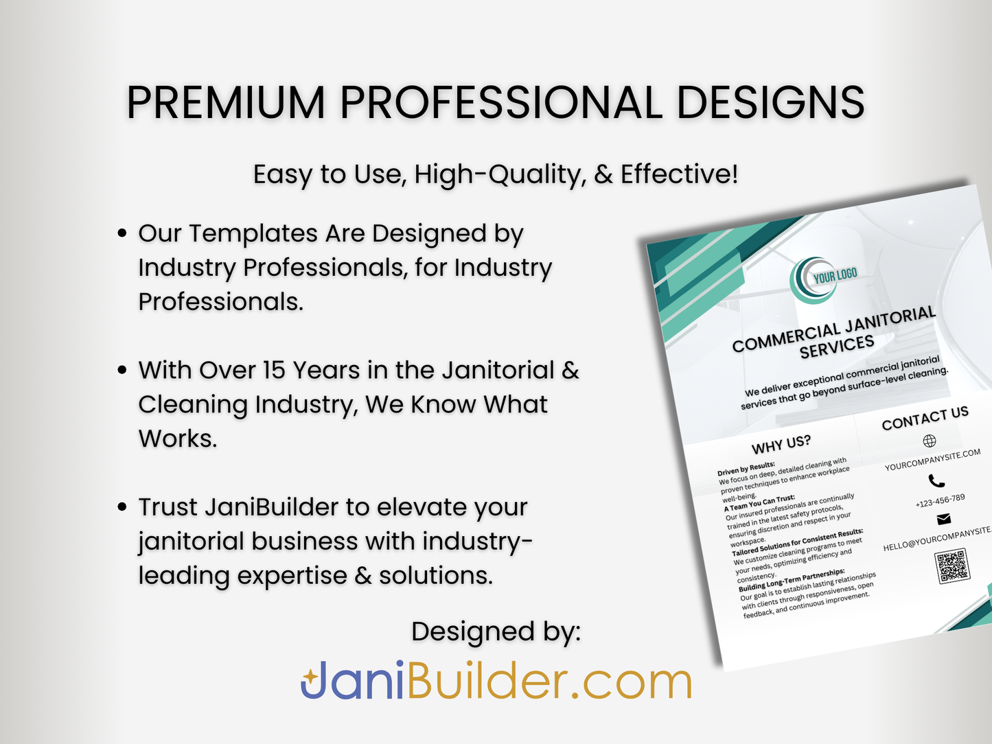 Janitorial Advertising Templates 7