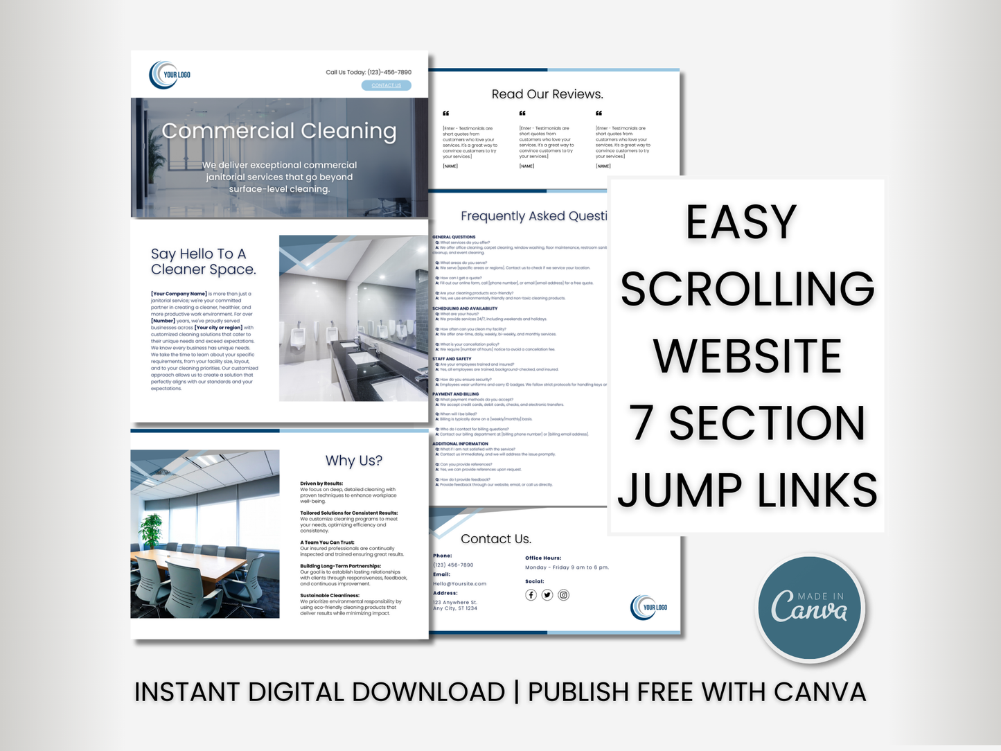 Janitorial Website Template 13