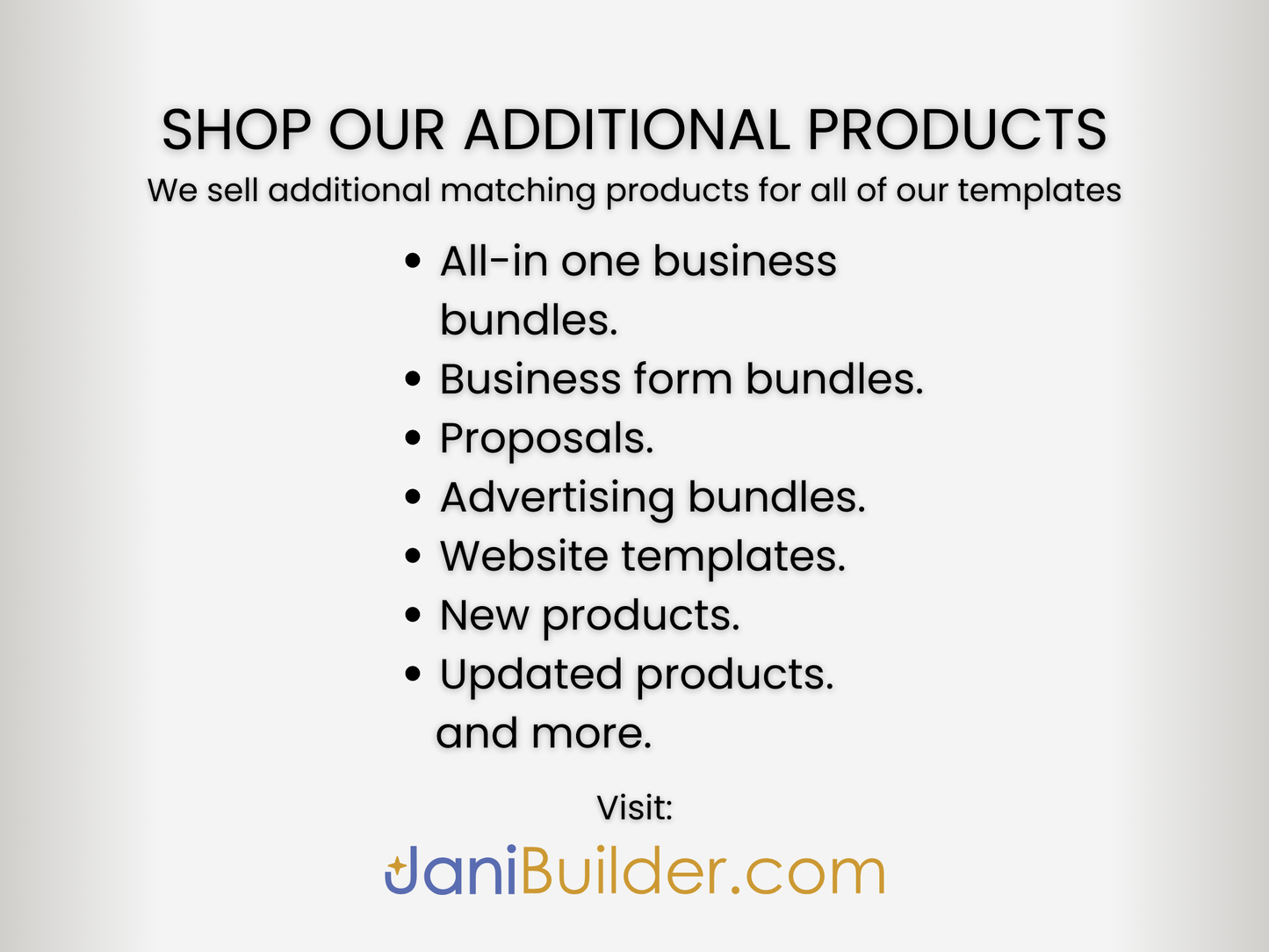 Janitorial Templates Bundle 15