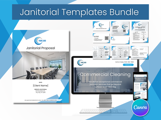 Janitorial Templates Bundle 11