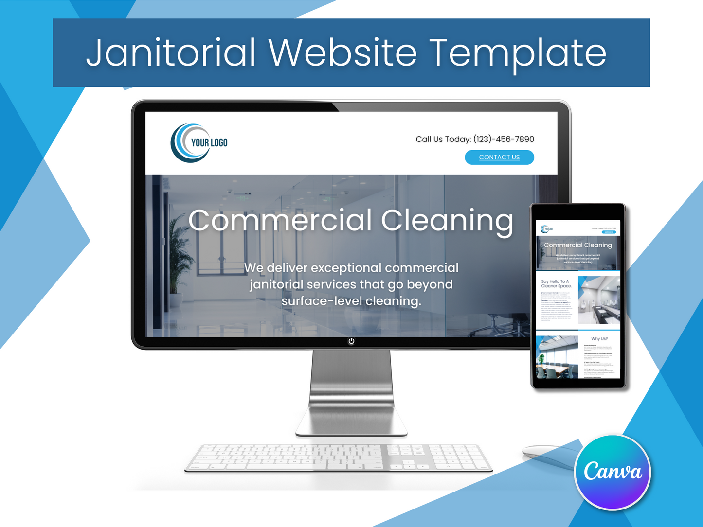 Janitorial Website Template 11