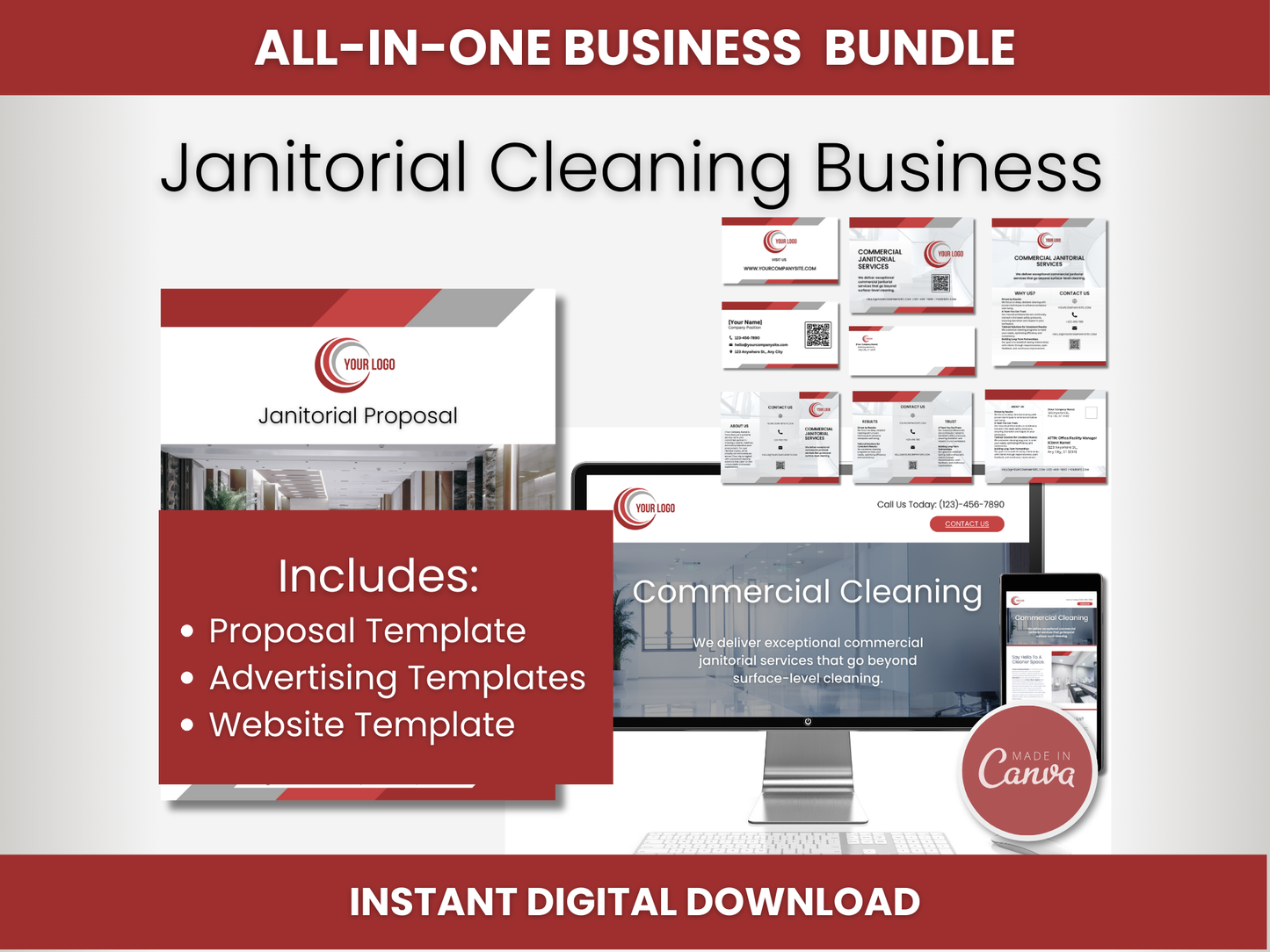 Janitorial Templates Bundle 12