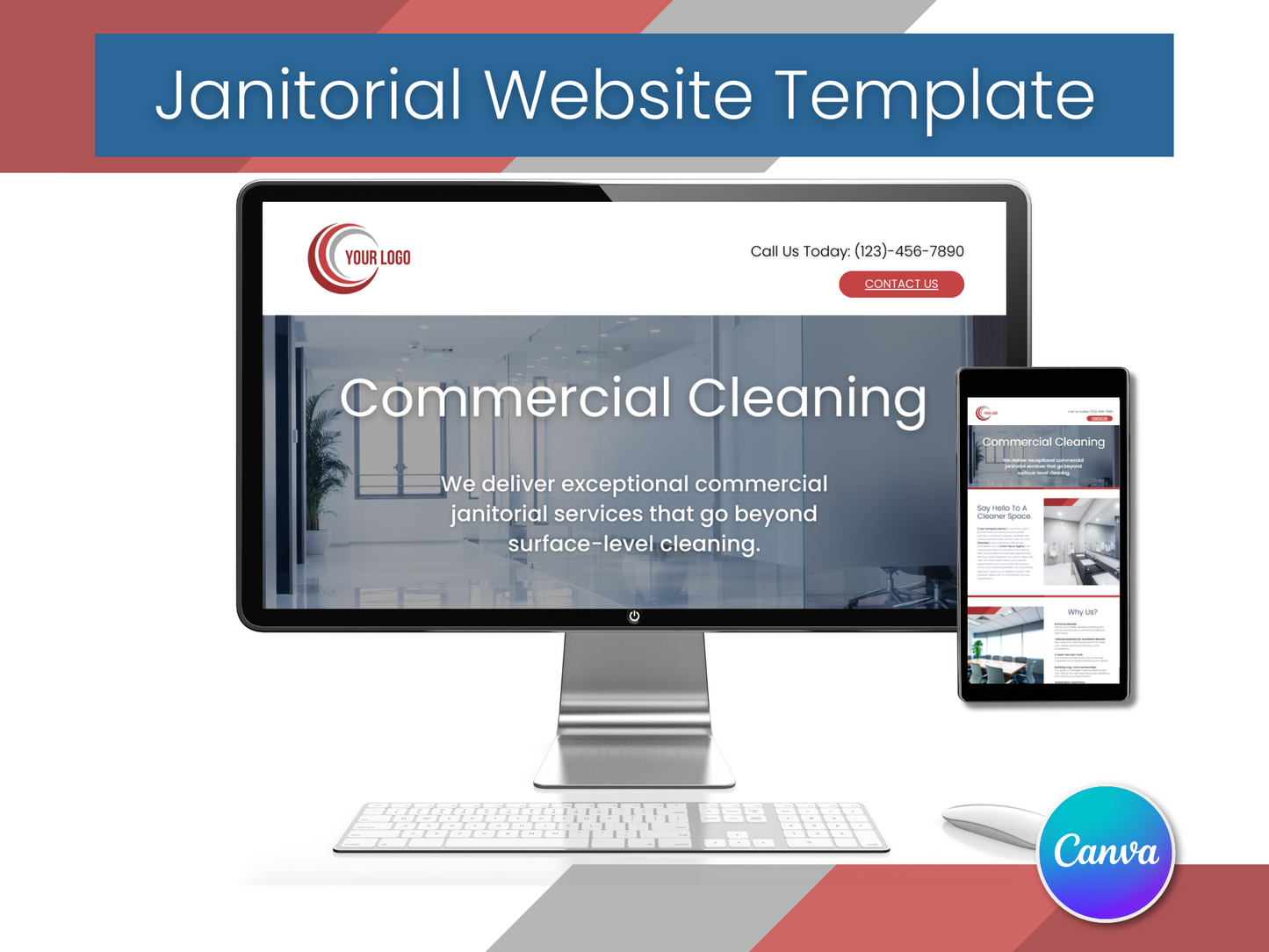 Janitorial Website Template 12