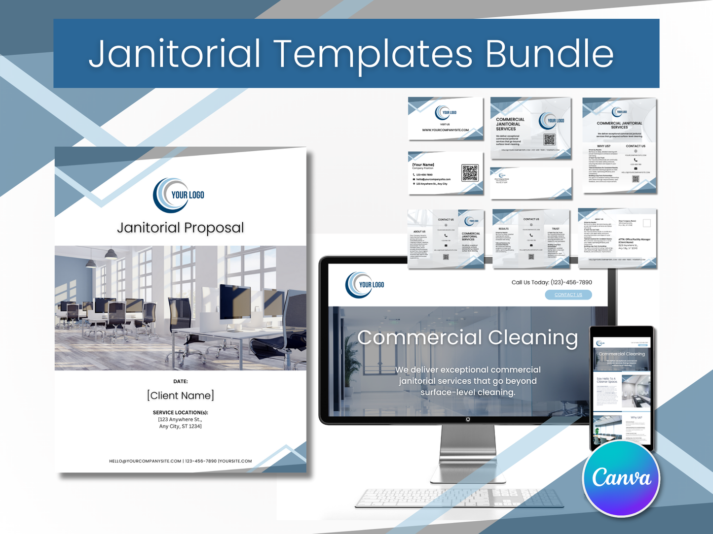 Janitorial Templates Bundle 13