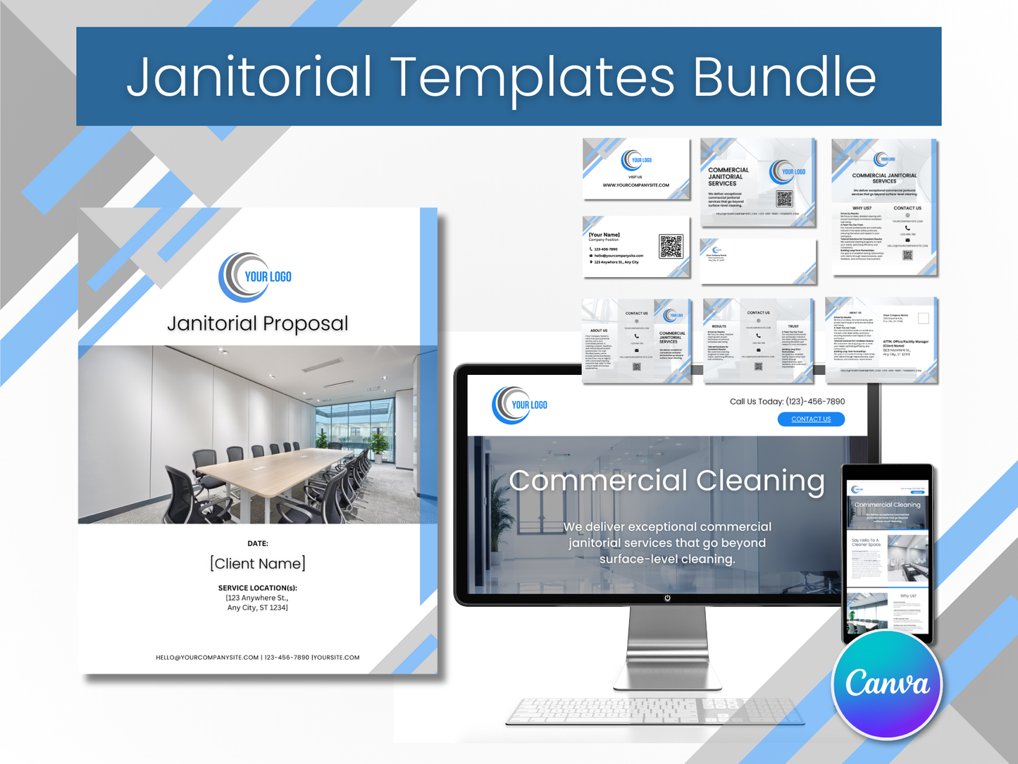 Janitorial Templates Bundle 14