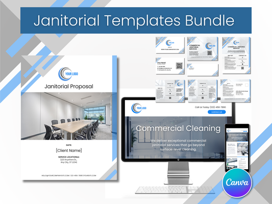 Janitorial Templates Bundle 14