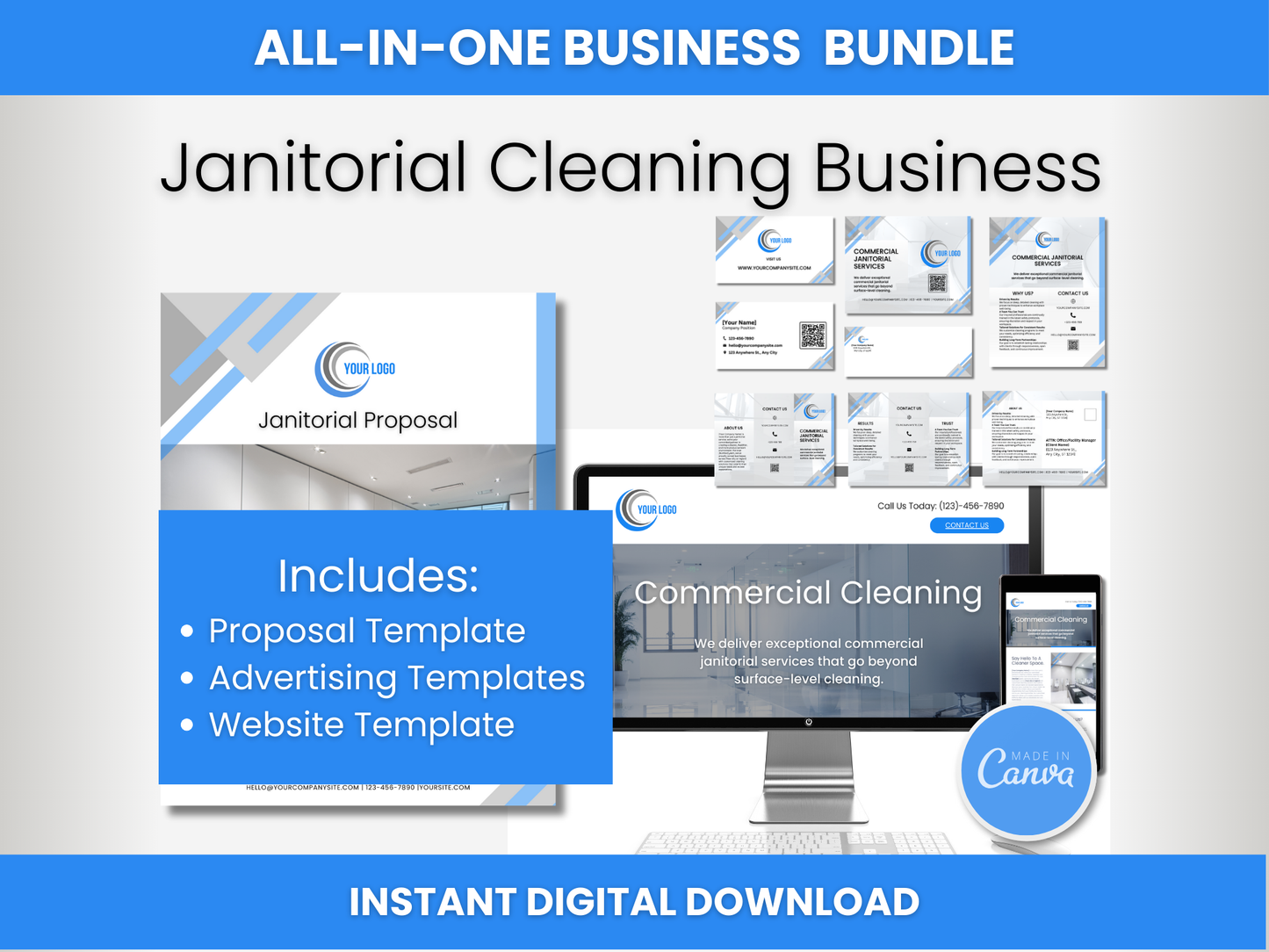 Janitorial Templates Bundle 14