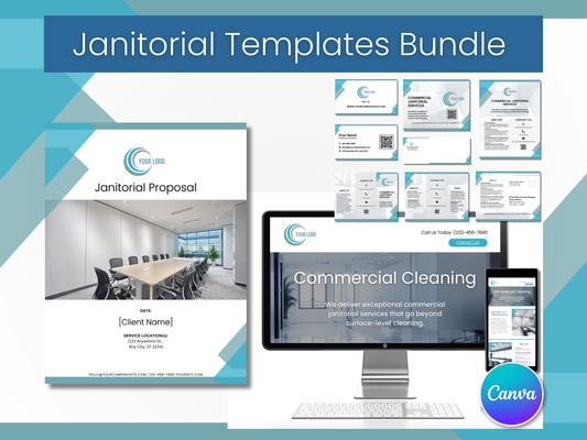 Janitorial Templates Bundle 15