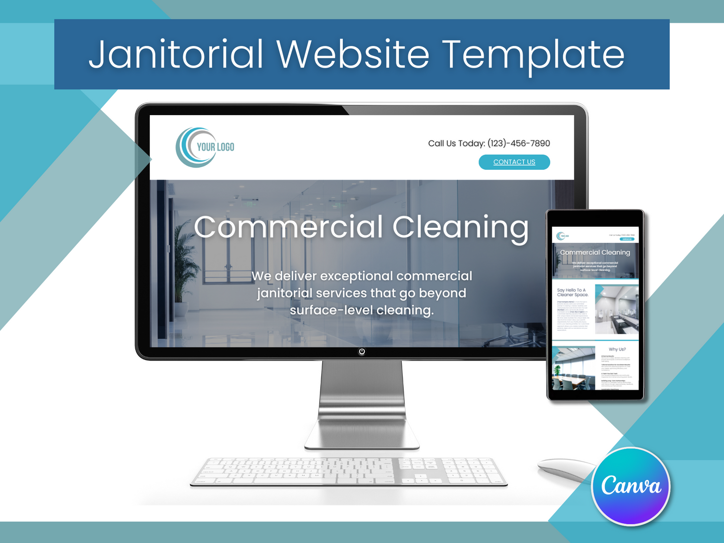 Janitorial Website Template 15