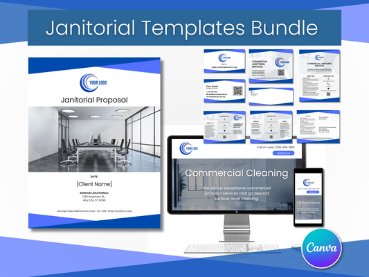 Janitorial Templates Bundle 1