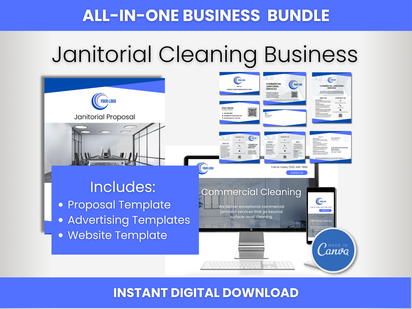 Janitorial Templates Bundle 1